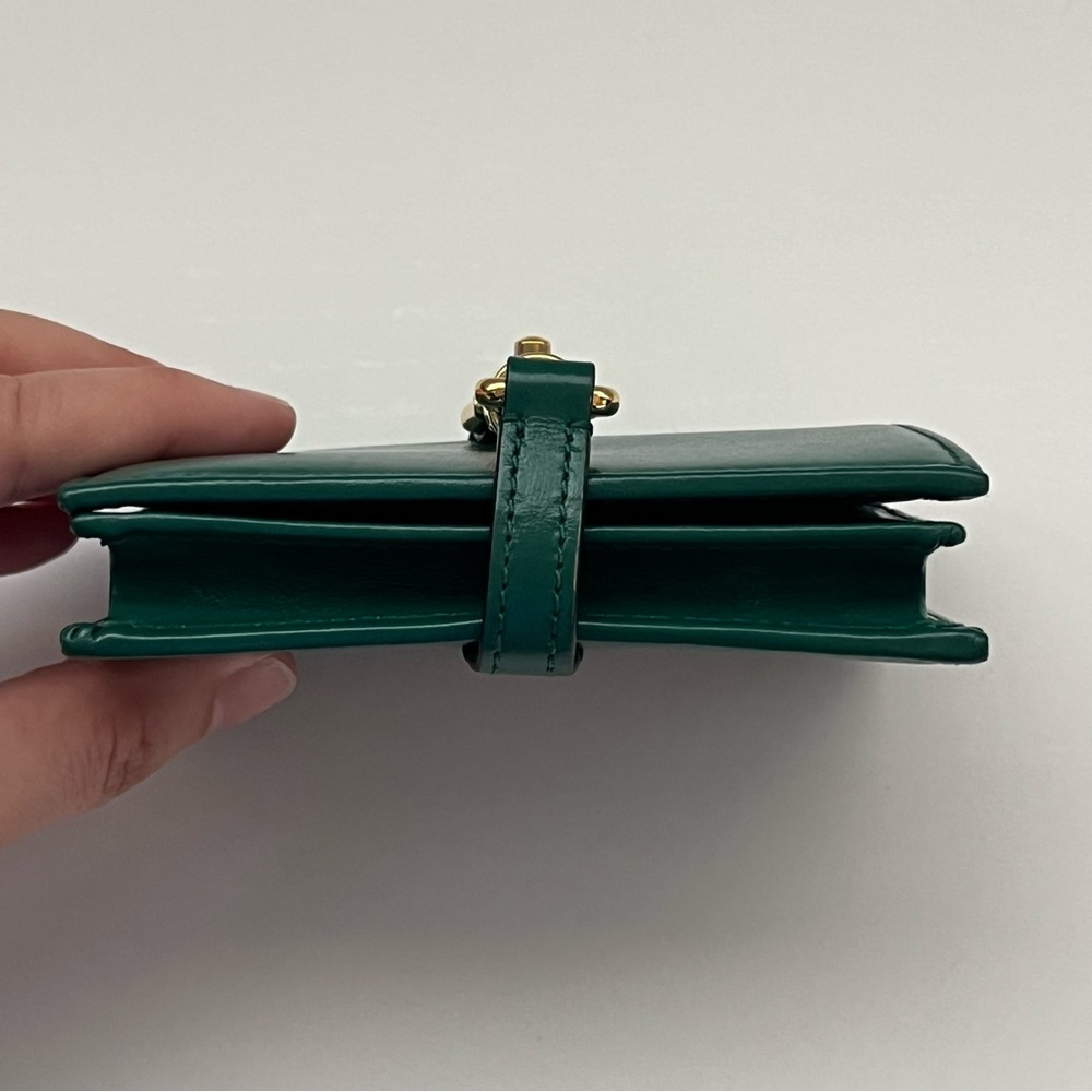Gucci Jackie 1961 Card Case Wallet in Emerald Green - Picture 12 of 17